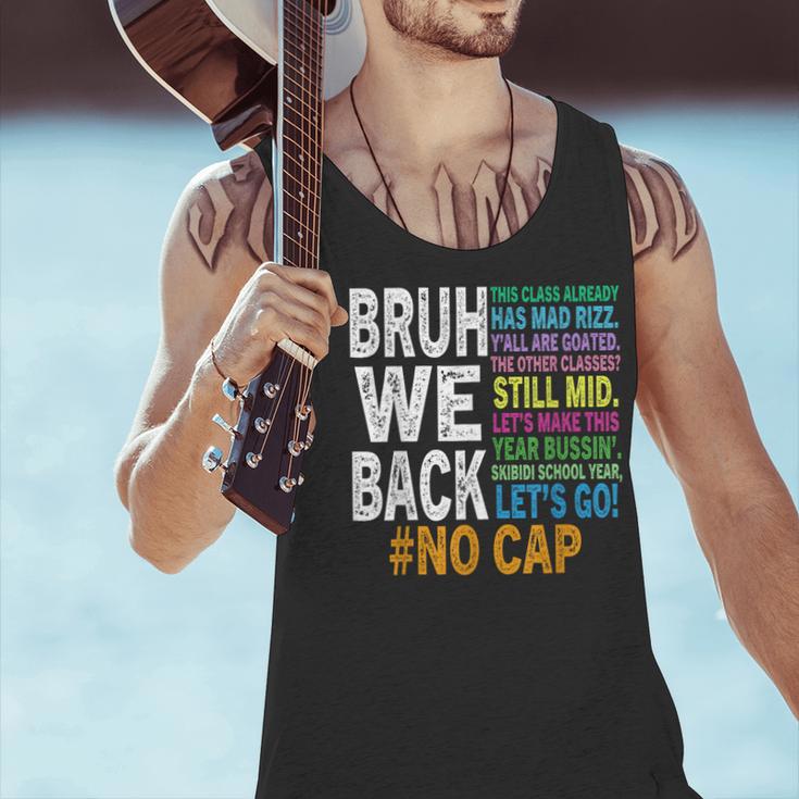 Bruh We Back Bruh No Cap We'Re Back Teacher Student Men Tank Top, gift for family, gift for coworker Bruh We Back Bruh No Cap We'Re Back Teacher Student Men Tank Top, gift for family, gift for coworker