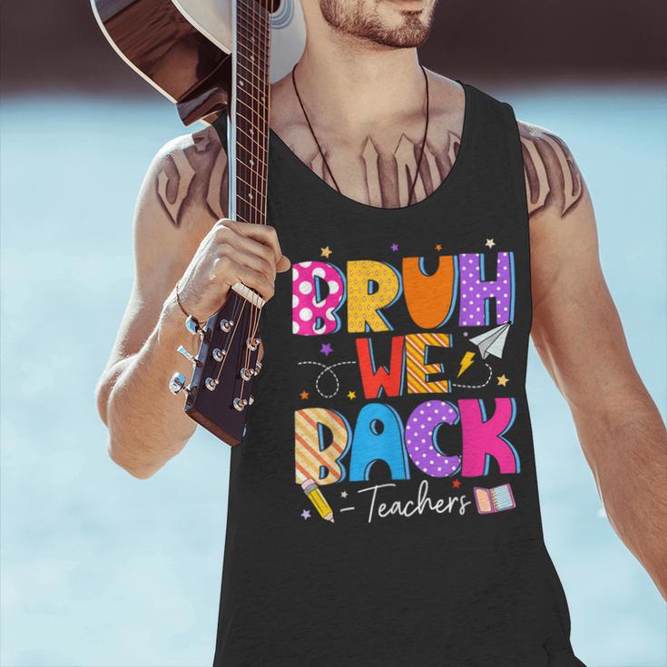 Bruh We Back Teachers First Day Back To School Teachers Men Tank Top, gift for family, gift for coworker Bruh We Back Teachers First Day Back To School Teachers Men Tank Top, gift for family, gift for coworker