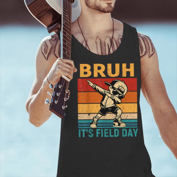Bruh It's Field Day Teacher Happy Field Day Dabbing Boy Men Tank Top, gift for family, gift for coworker Bruh It's Field Day Teacher Happy Field Day Dabbing Boy Men Tank Top, gift for family, gift for coworker