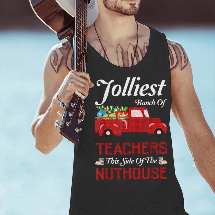 Bunch Of Teachers This Side Of The Nuthouse Xmas Men Tank Top, gift for family, gift for coworker Bunch Of Teachers This Side Of The Nuthouse Xmas Men Tank Top, gift for family, gift for coworker