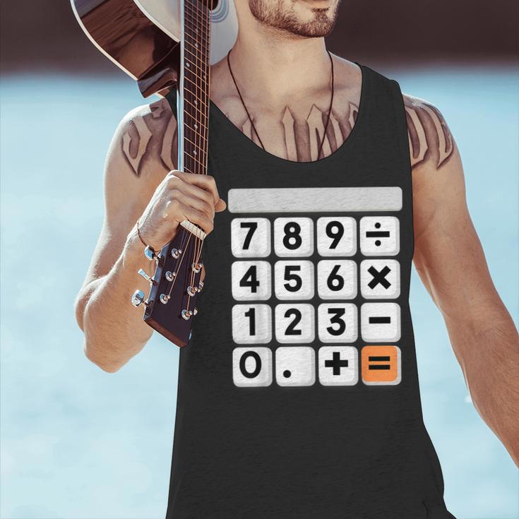 Calculator Easy Halloween Costume For Math Teacher Men Tank Top, gift for family, gift for coworker