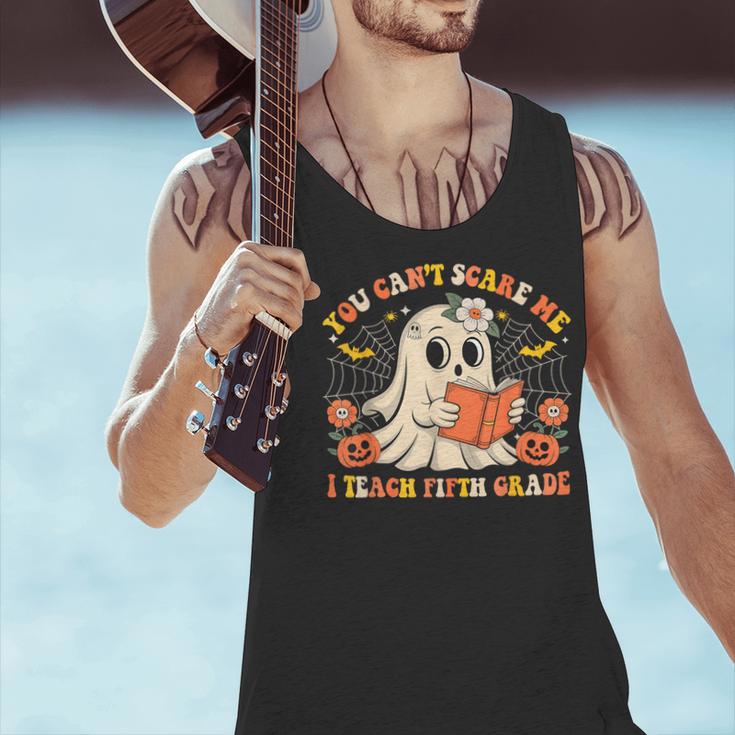 You Can't Scare Me I Teach Fifth Grade Halloween Teacher Men Tank Top, gift for family, gift for coworker
