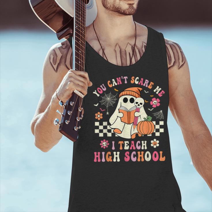You Can't Scare Me I Teach High School Teacher Halloween Men Tank Top, gift for family, gift for coworker