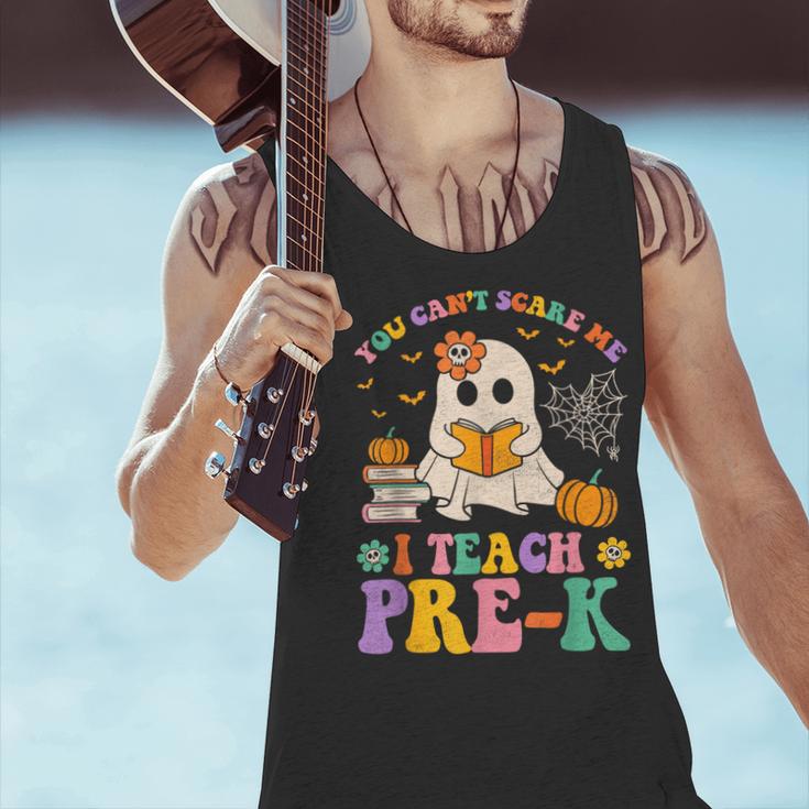You Can't Scare Me I Teach Pre-k Teacher Halloween Ghost Men Women Kids Men Tank Top, gift for family, gift for coworker You Can't Scare Me I Teach Pre-k Teacher Halloween Ghost Men Women Kids Men Tank Top, gift for family, gift for coworker