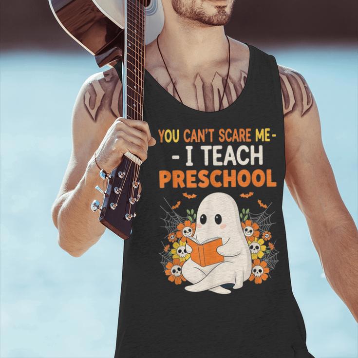 You Cant Scare Me I Teach Preschool Halloween Teacher Men Tank Top, gift for family, gift for coworker You Cant Scare Me I Teach Preschool Halloween Teacher Men Tank Top, gift for family, gift for coworker