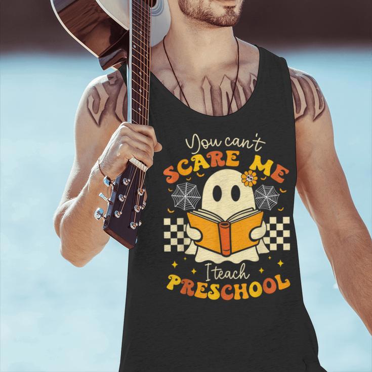 You Can't Scare Me I Teach Preschool Teacher Halloween Ghost Men Tank Top, gift for family, gift for coworker You Can't Scare Me I Teach Preschool Teacher Halloween Ghost Men Tank Top, gift for family, gift for coworker