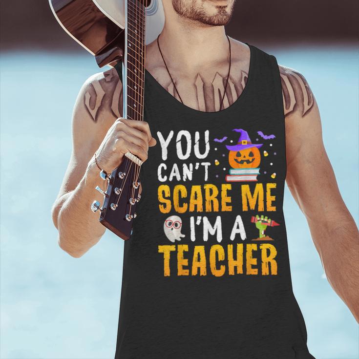 You Cant Scare Me Im A Teacher Halloween Trick Or Teach 2024 Men Tank Top, gift for family, gift for coworker You Cant Scare Me Im A Teacher Halloween Trick Or Teach 2024 Men Tank Top, gift for family, gift for coworker
