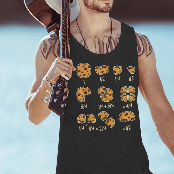 Chocolate Cookie Quick Math Fraction Math Teachers For Men Women Girls Kids Men Tank Top, gift for family, gift for coworker