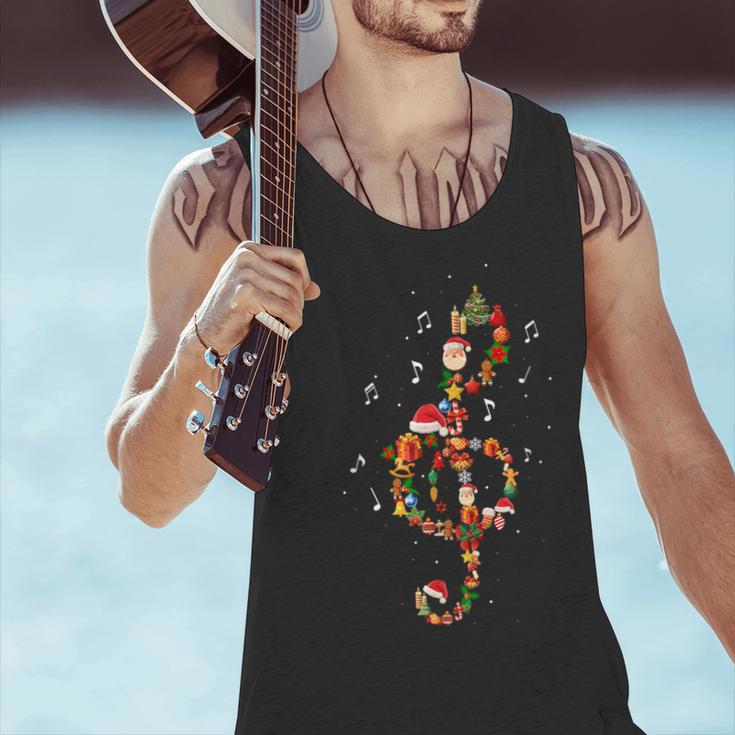 Christmas Musical Note Music Lover Teacher Sing Carols Jesus Men Tank Top, gift for family, gift for coworker