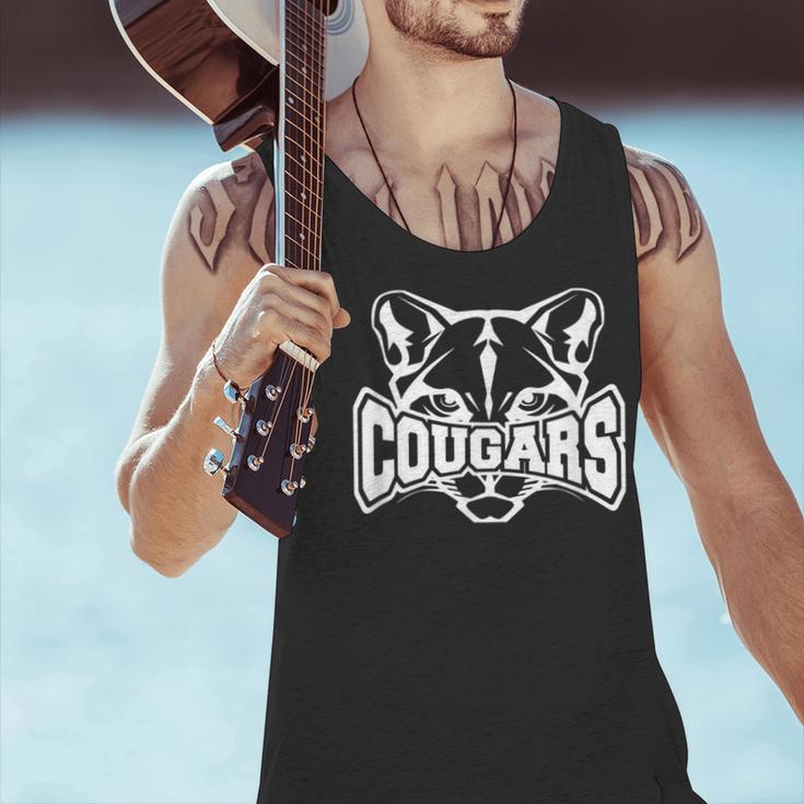 Cougars Teacher Student School Sports Fan Team Spirit Men Tank Top, gift for family, gift for coworker Cougars Teacher Student School Sports Fan Team Spirit Men Tank Top, gift for family, gift for coworker