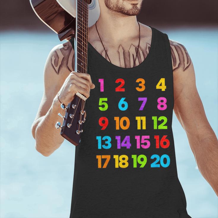 Counting 1-10 Learn To Count Number School Kids Teacher Men Tank Top, gift for family, gift for coworker Counting 1-10 Learn To Count Number School Kids Teacher Men Tank Top, gift for family, gift for coworker