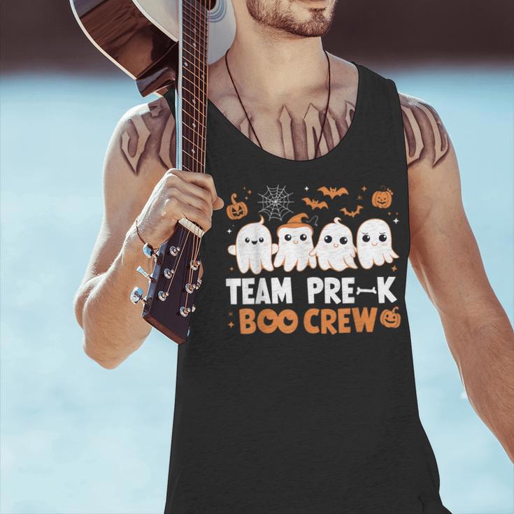 Cute Ghosts Pre-K Boo Crew Teachers Halloween Party Team For Men Women Kids Men Tank Top, gift for family, gift for coworker