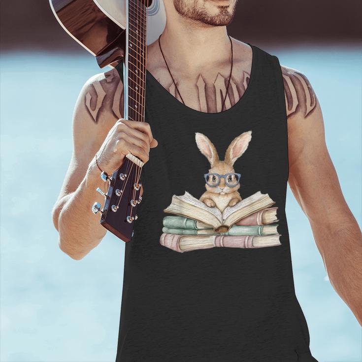 Cute Reading Bunny Glasses Books Bookworm Reader Teacher Men Tank Top, gift for family, gift for coworker Cute Reading Bunny Glasses Books Bookworm Reader Teacher Men Tank Top, gift for family, gift for coworker