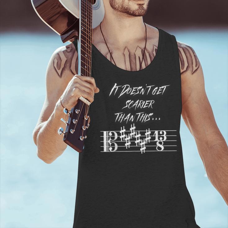 It Doesn't Get Scarier Halloween Music Teacher Costume For Men Women Men Tank Top, gift for family, gift for coworker