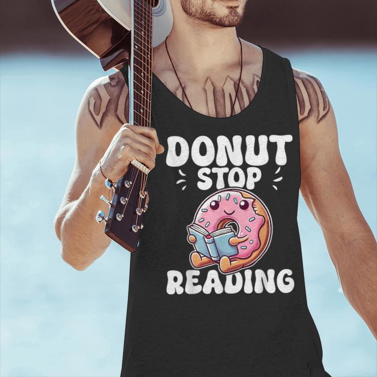 Donut Stop Reading Kawaii Teacher Preschool Kindergarten Men Tank Top, gift for family, gift for coworker Donut Stop Reading Kawaii Teacher Preschool Kindergarten Men Tank Top, gift for family, gift for coworker