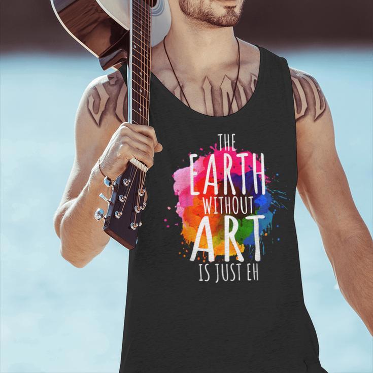 Earth Without Art Is Just Eh Painting Artist Pun Art Teacher Men Tank Top, gift for family, gift for coworker Earth Without Art Is Just Eh Painting Artist Pun Art Teacher Men Tank Top, gift for family, gift for coworker