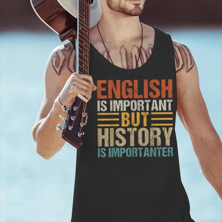 English Is Important But History Is Importanter Teachers Men Women Girls Kids Men Tank Top, History Teacher Tank Tops, English Teacher Tank Tops, gift for family, gift for coworker English Is Important But History Is Importanter Teachers Men Women Girls Kids Men Tank Top, History Teacher Tank Tops, English Teacher Tank Tops, gift for family, gift for coworker