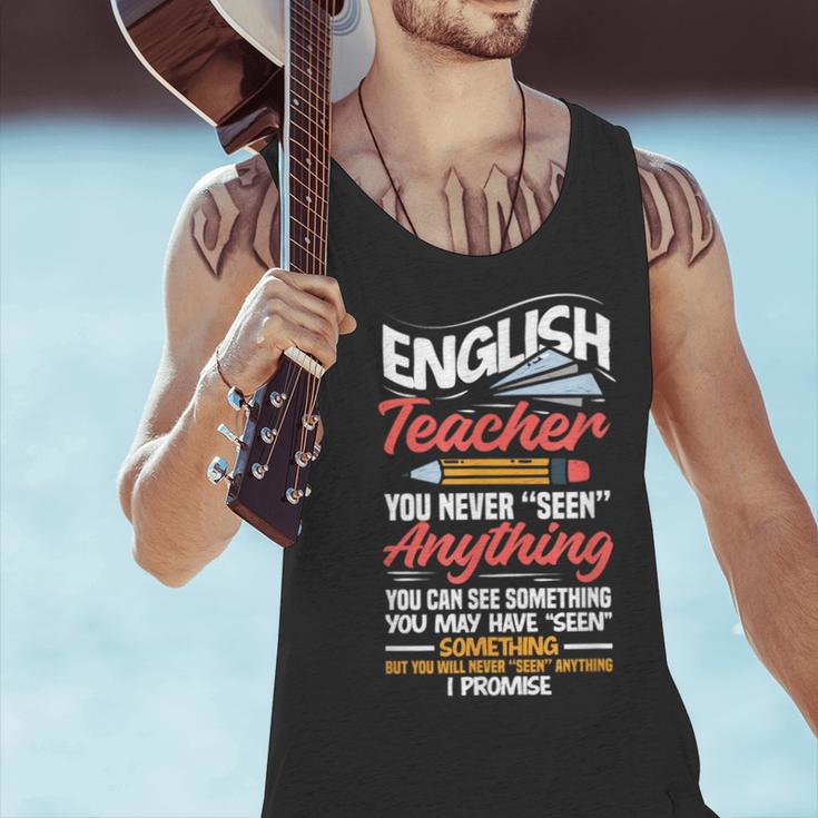 English Teacher Men Tank Top, English Teacher Tank Tops, gift for family, gift for coworker