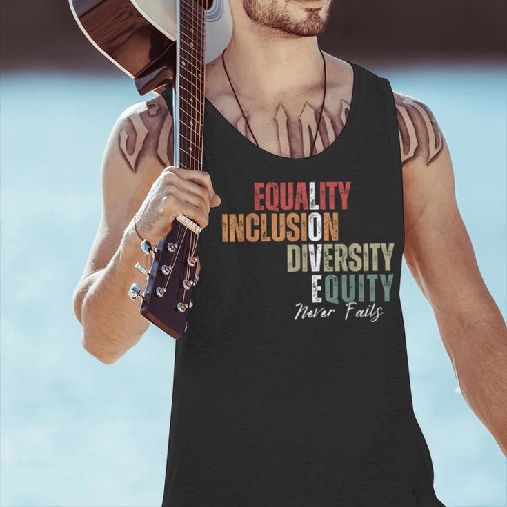 Equality Inclusion Diversity Equity Love Never Fails Teacher Men Tank Top, gift for family, gift for coworker Equality Inclusion Diversity Equity Love Never Fails Teacher Men Tank Top, gift for family, gift for coworker