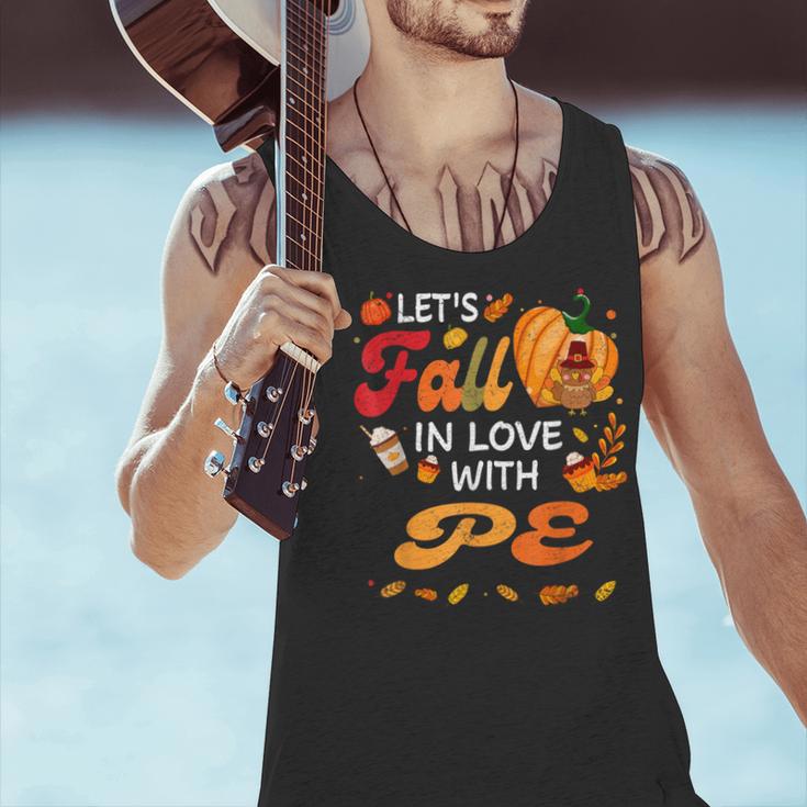 Lets Fall In Love With PE Teacher Thanksgiving Men Tank Top, Pe Teacher Tank Tops, gift for family, gift for coworker Lets Fall In Love With PE Teacher Thanksgiving Men Tank Top, Pe Teacher Tank Tops, gift for family, gift for coworker