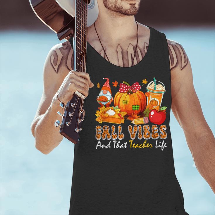 Fall Vibes Costume Teacher Thanksgiving Leopard Gnome Men Tank Top, gift for family, gift for coworker Fall Vibes Costume Teacher Thanksgiving Leopard Gnome Men Tank Top, gift for family, gift for coworker
