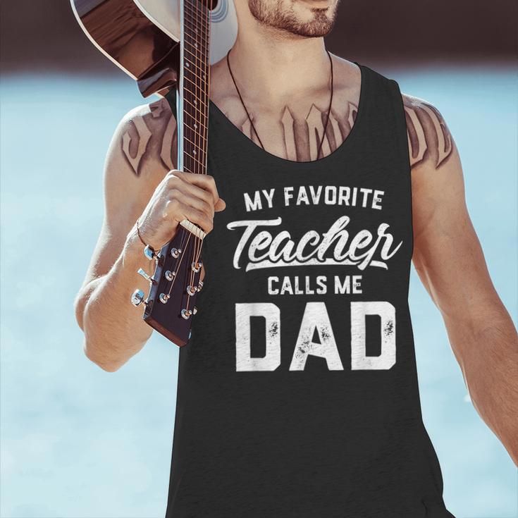 My Favorite Teacher Calls Me Dad Shirt Father's Day For Men Kids Men Tank Top, gift for family, gift for coworker