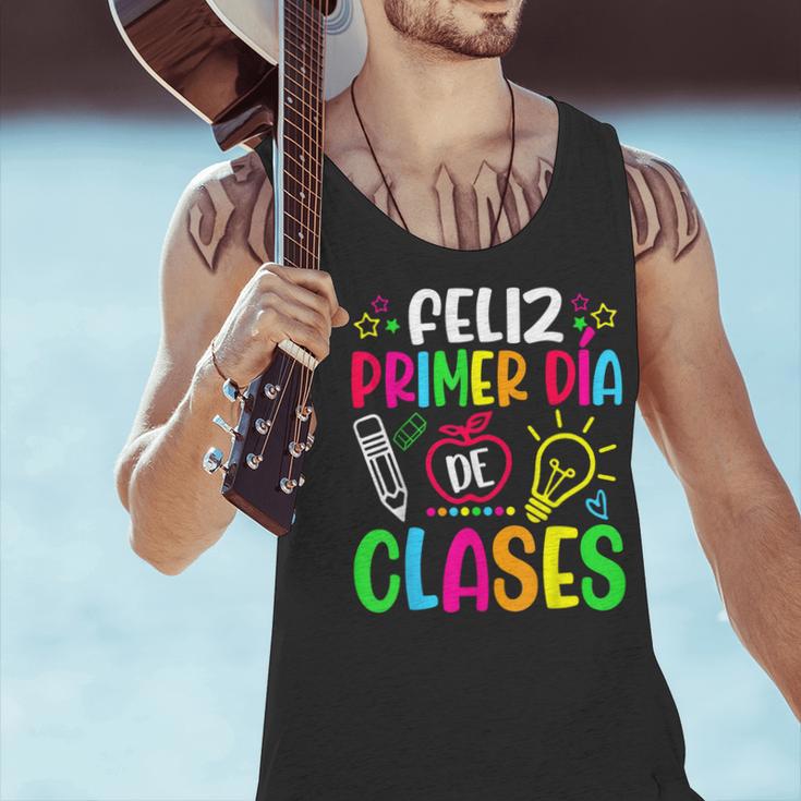Feliz Primer Dia De Clases Kids Girl Teacher Spanish School Men Tank Top, gift for family, gift for coworker Feliz Primer Dia De Clases Kids Girl Teacher Spanish School Men Tank Top, gift for family, gift for coworker
