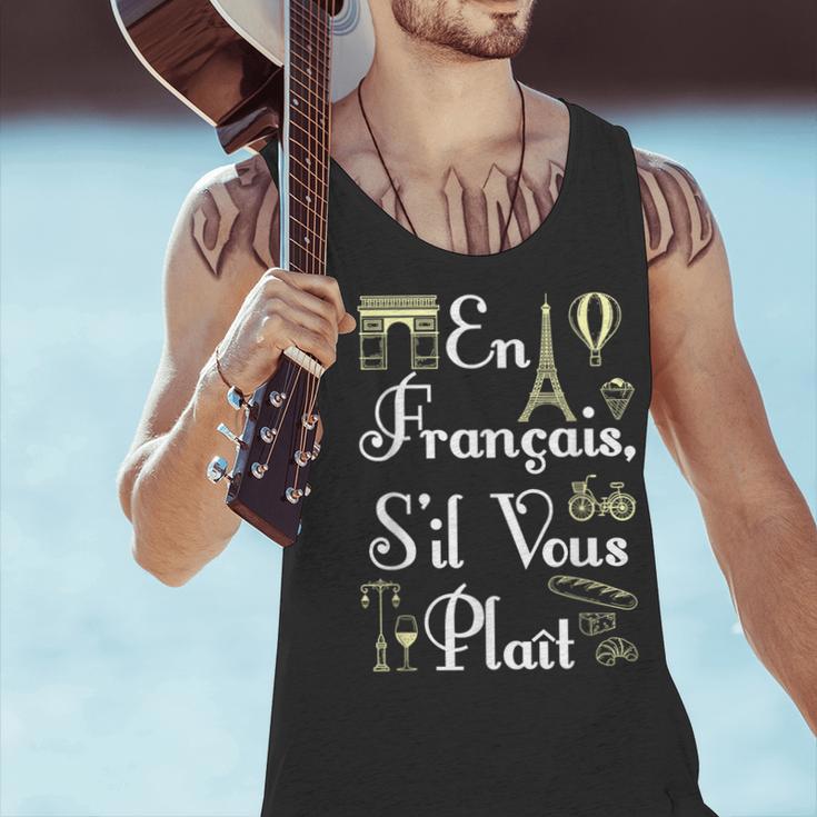 French Teacher En Francais S'Il Vous Plait End Of Year Men Tank Top, gift for family, gift for coworker French Teacher En Francais S'Il Vous Plait End Of Year Men Tank Top, gift for family, gift for coworker