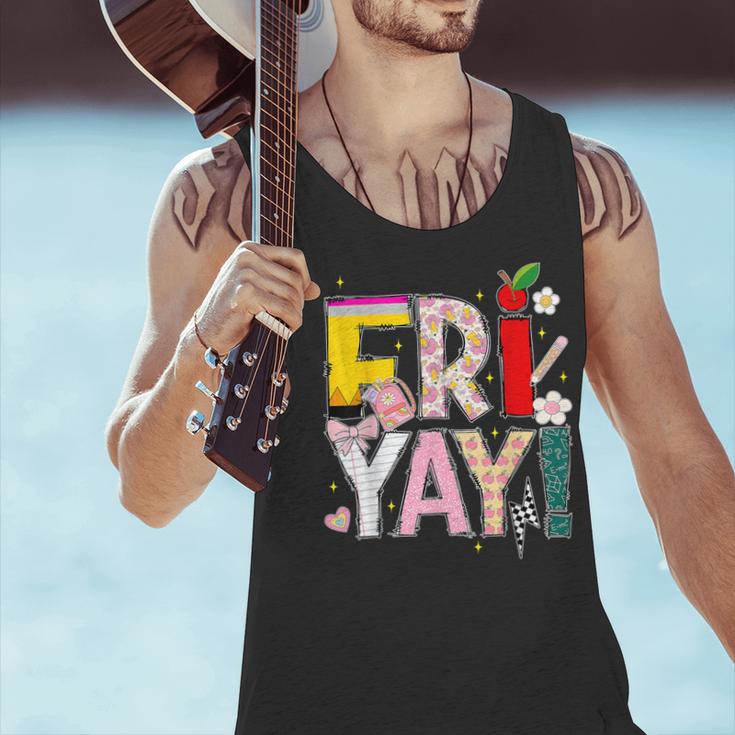 Fri-Yay Happy Friday Lovers Teacher Weekend Women Men Tank Top, gift for family, gift for coworker Fri-Yay Happy Friday Lovers Teacher Weekend Women Men Tank Top, gift for family, gift for coworker