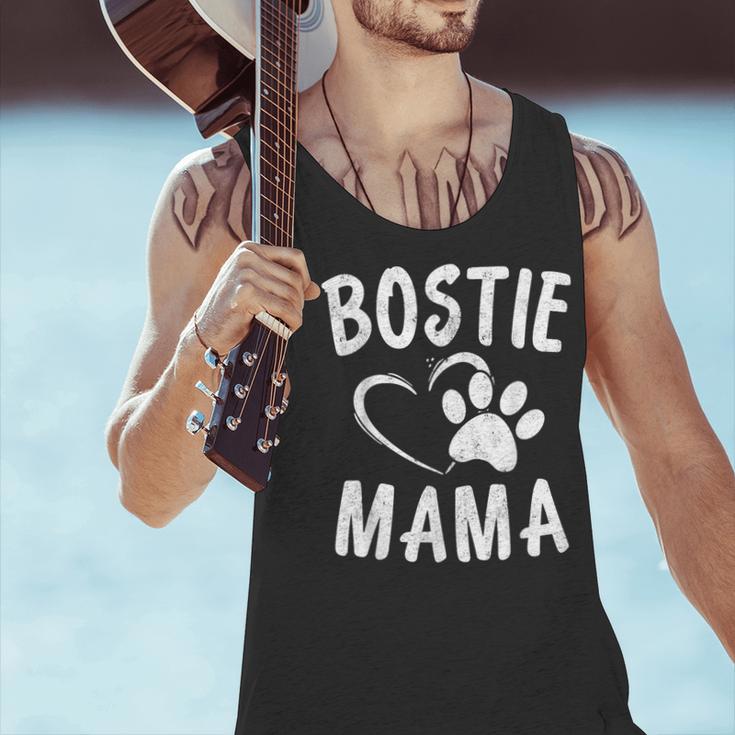 Fun Bostie Mama Dog Lover Apparel Boston Terrier Mom Men Tank Top