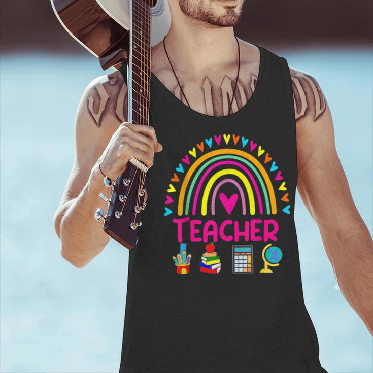 Future Kids Career Teacher Rainbow Boy Girl Graduations Men Tank Top, Future Teacher Tank Tops, gift for family, gift for coworker