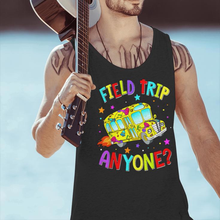 Groovy Field Trip Anyone Happy Field Day For Teachers Kids Men Tank Top, gift for family, gift for coworker Groovy Field Trip Anyone Happy Field Day For Teachers Kids Men Tank Top, gift for family, gift for coworker