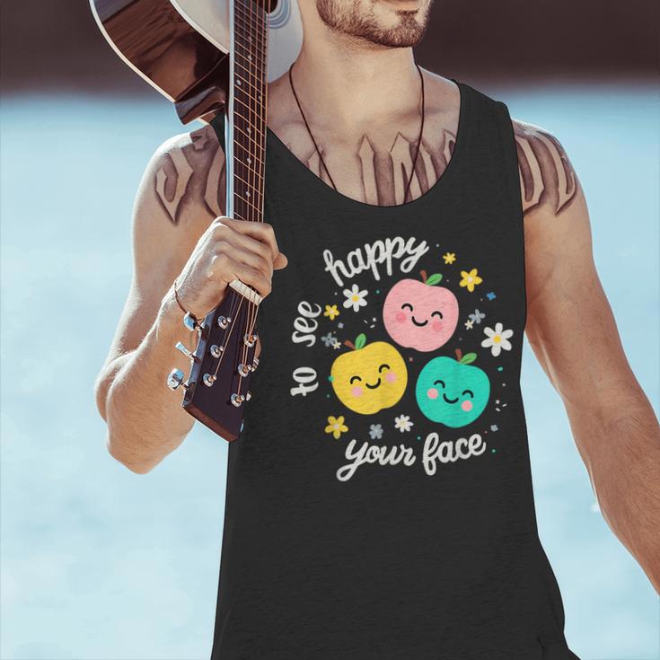 Groovy Happy To See Your Face Teacher School Appreciation Men Tank Top, Groovy Teacher Tank Tops, gift for family, gift for coworker Groovy Happy To See Your Face Teacher School Appreciation Men Tank Top, Groovy Teacher Tank Tops, gift for family, gift for coworker