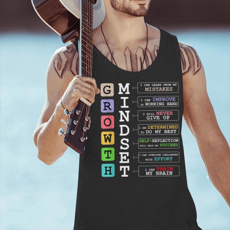 Growth Mindset Shirt Positive School Classroom Teacher Men Tank Top, gift for family, gift for coworker