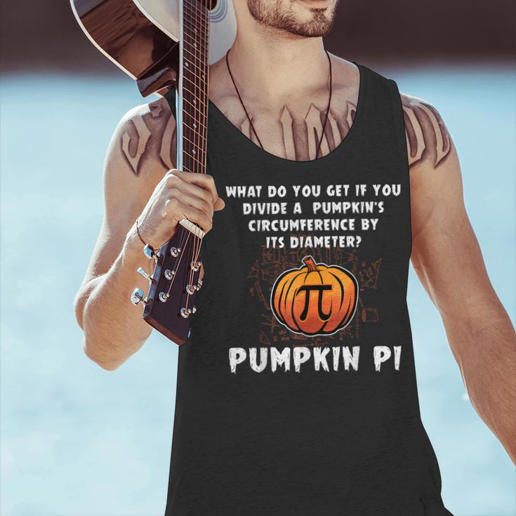 Halloween Pumpkin Pi Math Geometry Teachers Students For Men Women Kids Men Tank Top, gift for family, gift for coworker