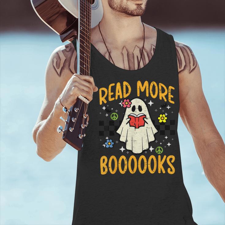 Halloween Read More Books Retro Costume Teacher Women Girls Men Tank Top, gift for family, gift for coworker Halloween Read More Books Retro Costume Teacher Women Girls Men Tank Top, gift for family, gift for coworker