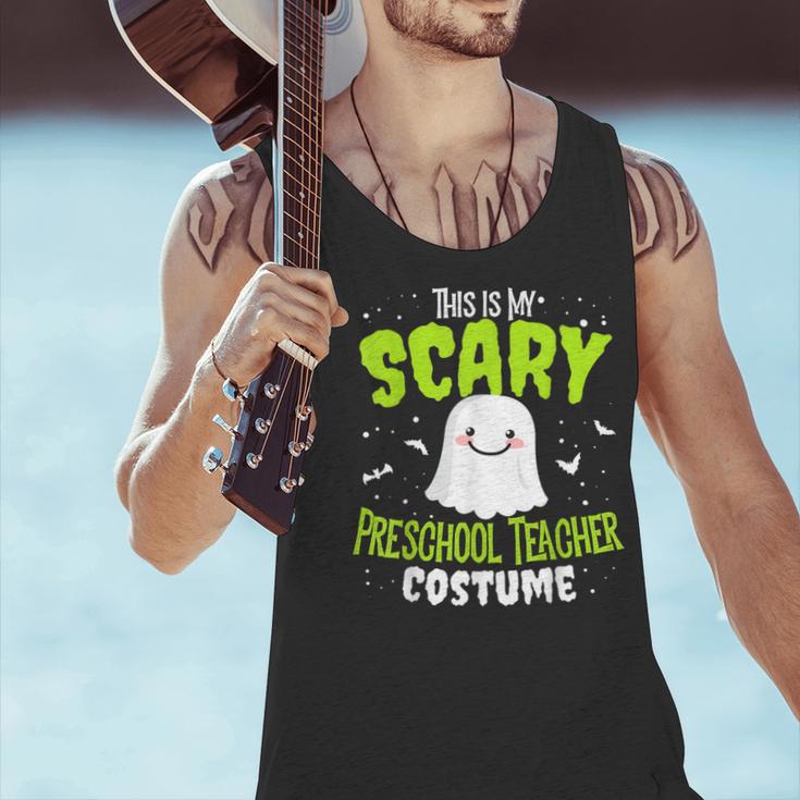 Halloween This Is My Scary Preschool Teacher Custome For Men Women Kids Men Tank Top, gift for family, gift for coworker Halloween This Is My Scary Preschool Teacher Custome For Men Women Kids Men Tank Top, gift for family, gift for coworker