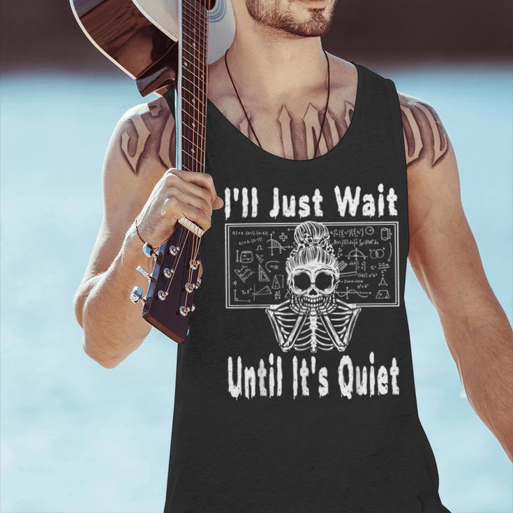 Halloween Teacher Math I'Ll Just Wait Until It's Quiet Men Tank Top, gift for family, gift for coworker Halloween Teacher Math I'Ll Just Wait Until It's Quiet Men Tank Top, gift for family, gift for coworker