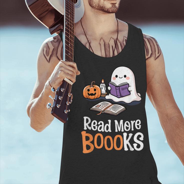 Halloween Teacher Women Cute Reading Ghost Read More Books Men Tank Top, gift for family, gift for coworker Halloween Teacher Women Cute Reading Ghost Read More Books Men Tank Top, gift for family, gift for coworker
