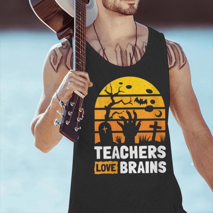 Halloween Teachers Science Math Teachers Love Brains Men Tank Top, Science Teacher Tank Tops, gift for family, gift for coworker Halloween Teachers Science Math Teachers Love Brains Men Tank Top, Science Teacher Tank Tops, gift for family, gift for coworker