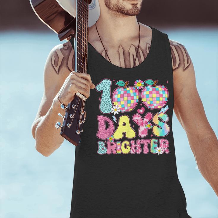 Happy 100th Day Of School 100 Days Brighter Teachers Kids Men Tank Top, gift for family, gift for coworker Happy 100th Day Of School 100 Days Brighter Teachers Kids Men Tank Top, gift for family, gift for coworker