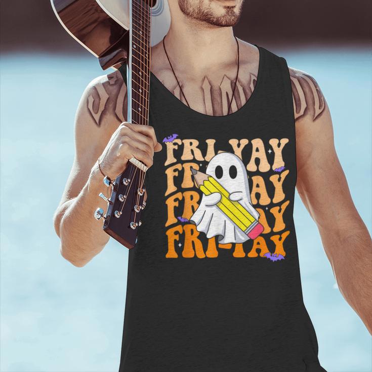 Happy Fri-Yay Friday Lovers Groovy Teacher Life Halloween Men Tank Top, Groovy Teacher Tank Tops, gift for family, gift for coworker Happy Fri-Yay Friday Lovers Groovy Teacher Life Halloween Men Tank Top, Groovy Teacher Tank Tops, gift for family, gift for coworker