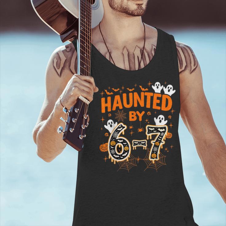 Haunted By 6-7 Halloween Math Teacher Joke Men Tank Top, gift for family, gift for coworker Haunted By 6-7 Halloween Math Teacher Joke Men Tank Top, gift for family, gift for coworker