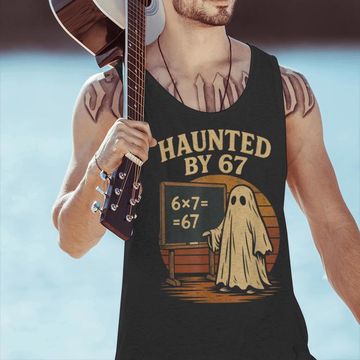 Haunted By 67 Ghost Math Joke Student Halloween Nerd Teacher Men Tank Top, gift for family, gift for coworker Haunted By 67 Ghost Math Joke Student Halloween Nerd Teacher Men Tank Top, gift for family, gift for coworker