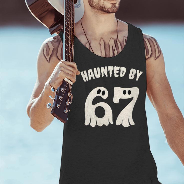Haunted By 67 Teacher Halloween 6 7 Shirt Men Tank Top, gift for family, gift for coworker
