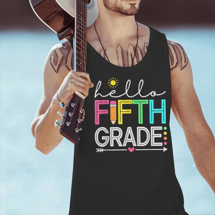 Hello Fifth Grade Teacher Student 5th Grade Back To School Men Tank Top, gift for family, gift for coworker