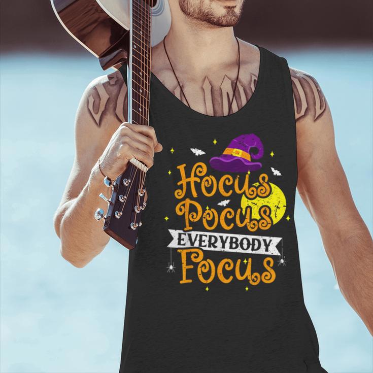 Hocus Pocus Everybody Focus Halloween Teacher Men Women Kids Men Tank Top, gift for family, gift for coworker