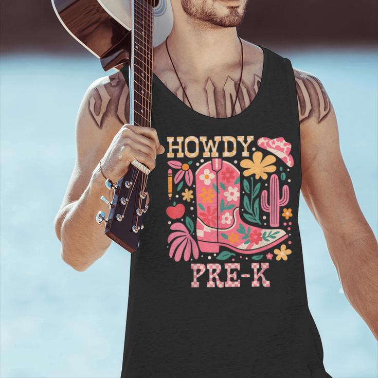 Howdy Pre-K Cowgirls Teacher Back To School Men Tank Top, gift for family, gift for coworker Howdy Pre-K Cowgirls Teacher Back To School Men Tank Top, gift for family, gift for coworker