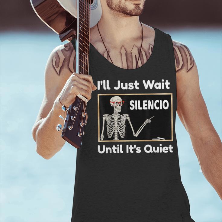 I'Ll Just Wait Until It's Quiet Spanish Teacher Halloween Men Women Kids Men Tank Top, gift for family, gift for coworker I'Ll Just Wait Until It's Quiet Spanish Teacher Halloween Men Women Kids Men Tank Top, gift for family, gift for coworker
