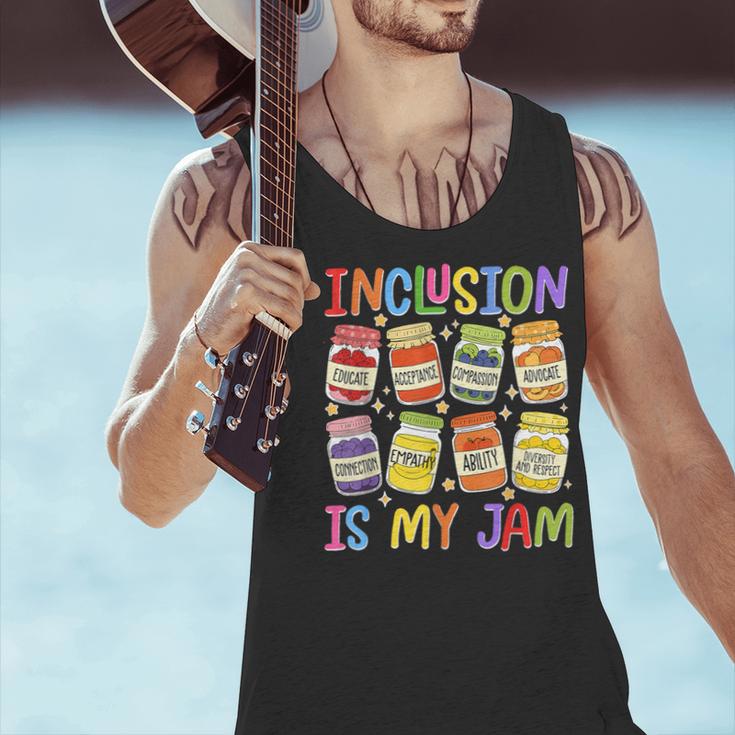 Inclusion Is My Jam SPED Teacher Special Education Teacher Men Tank Top, gift for family, gift for coworker Inclusion Is My Jam SPED Teacher Special Education Teacher Men Tank Top, gift for family, gift for coworker